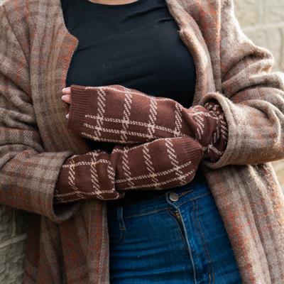 Alex Max Wrist Warmers - Coffee